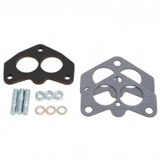 Edelbrock 8751 Carb Spacer Kit; 3-Bolt 94 Series Carburetor; Black Laminate Fiber