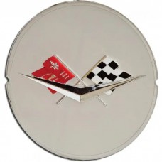 El Camino Wheel Spinner Emblem, Silver, 1959-1960