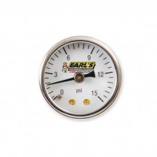 15 PSI Fuel Pressure Gauge 1.5" - 0 to 15 PSI - 1/8 NPT male thread