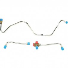 El Camino Engine Line, Pump To Carburetor, 348 c.i. Tri-Power, Stainless Steel, 1959-1960