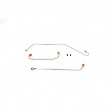 El Camino Engine Line, Fuel Pump To Carburetor, 350 c.i. With Four Barrel, Stainless Steel, 1970