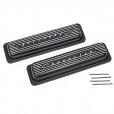 El Camino Valve Covers, Classic-Style, Aluminum, Black, 1959-1987
