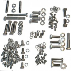 Chevy Truck Engine Bolt Kit, Stainless Steel, 235ci, Use With Original Valve Cover, 1953-1954