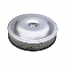 Engine Air Cleaner Kit; Super-Light Series; 14 Inch; Aluminum; Clear; No Logo