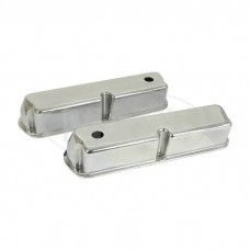 Valve Covers, Smooth Polished Aluminum, Small-Block V8