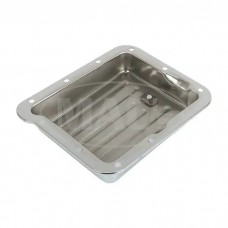 C-4 Chrome Stamped Steel Transmission Pan