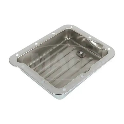 C-4 Chrome Stamped Steel Transmission Pan