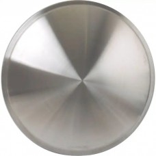 Wheel Cover Set Of Four, Full 'Moon' Style, Brushed Aluminum Look Stainless Steel, For 14'' Steel Wheels