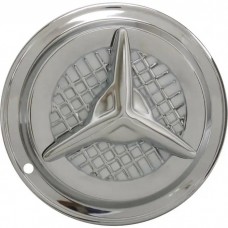 Wheel Cover Set, 1956 Oldsmobile 'Fiesta' Style, Chrome, For 14'' Steel Wheels