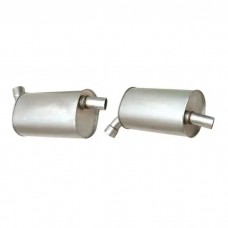 Mufflers, 2", Aluminized, 1973