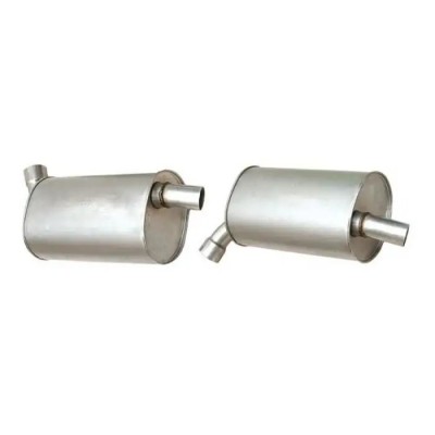 Mufflers, 2", Aluminized, 1973