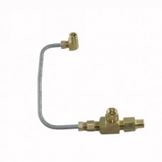 1957-1965 Corvette Oil Pressure Gauge Line With Fuel Injection