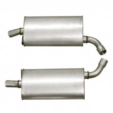 Mufflers, Aluminized, 2", 1963-1967