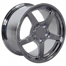 1988-2004 Corvette 18 X 9.5 C5 Style Deep Dish Reproduction Wheel Chrome
