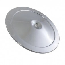 1966-1969 Corvette Air Cleaner Cover Flash Chromed With Curved Screen