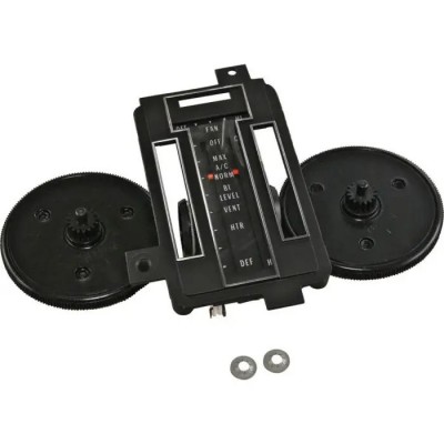 Heater/A/C Control Face Plate Repair Kit,w/A/C, 1972-75