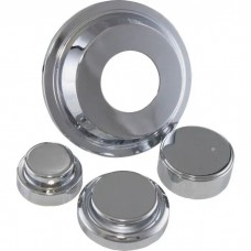 1986-1987 Corvette Minor Engine Compartment Cover Kit Chrome