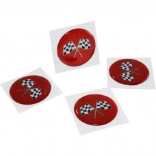 Emblem Set,Crossflag Red