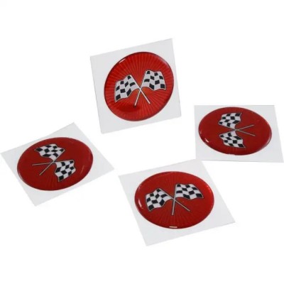 Emblem Set,Crossflag Red