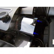 American Car Craft Perforated Stainless Steel Belt Tensioner Cover| 033056 Corvette 1997-2004