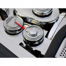 American Car Craft Chrome / Brushed Stainless Steel Clutch Cap Cover| 043080 Corvette 1997-2013