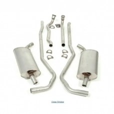 1968 Corvette Exhaust System Big Block 390hp And 400hp Aluminized 2-1/2" With Automatic Transmission