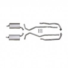 1973 Corvette Exhaust System Small Block L82 Aluminized 2"-2-1/2" With Manual Transmission Small Block