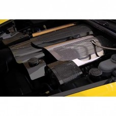 American Car Craft Perforated Stainless Steel Illuminated Fuel Rail Covers, Without Oil Fill Hole| 25-11478 Corvette 2008-2013