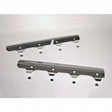American Car Craft Perforated Stainless Steel Header Guards| 043059 Corvette 2005-2013