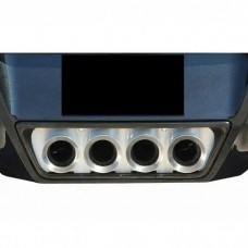 American Car Craft Brushed Stainless Steel Exhaust Filler Panel, For NPP Dual Mode Exhaust| 052001 Corvette 2014-2018