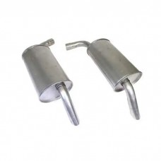 1974 Corvette Mufflers Aluminized 2.5"