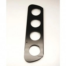 2014-2017 Corvette American Car Craft Stingray Black Powder Coated Stainless Steel Exhaust Filler Plate For NPP Dual-Mode Exhaust
