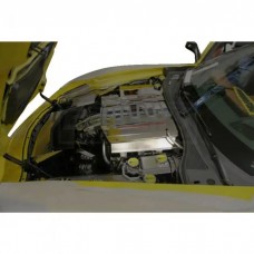 American Car Craft Brushed Stainless Lower Fuel Rail Cover Kit, Dry Sump| 053053 Corvette 2014-2018