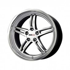 Corvette Cray Scorpion 20x10.5 Hyper Silver With Mirror CutLip, 1-Piece Wheel, 1997-2013