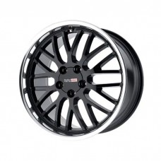Corvette Cray Manta 19x10.5 Gloss Black With Mirror Cut Lip, 1-Piece Wheel, 1997-2013