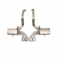 1997-2004 Corvette Fusion Exhaust System, B&B, With Quad Oval Tips