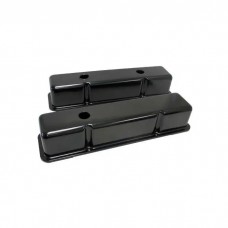 1958-1986 Chevy Small Block Valve Covers, Tall Style, Black