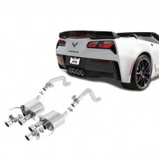 2014-2018 Borla Corvette Exhaust Systems Rear Section, S-Type, Quad Center, Rear Exit