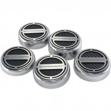 American Car Craft Fluid Cap Cover Set, Automatic| 25-14107 Corvette Stingray 2014-2018
