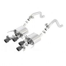 2014-2018 Corvette Borla Exhaust System ATAK, W/NPP, 4 Round Black IC Tips