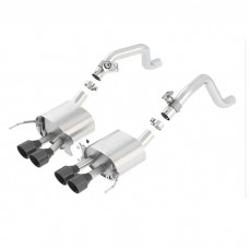 2014-2018 C7 Corvette Stingray Axle-Back Exhaust ATAK, 4 Round Black IC Tips