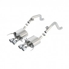 Borla Exhaust Systems ATAK Rear Section 2.75" Exhaust, 4 4.25'' Angle Round Tips, w/o NPP, Eliminates AFM Valves| 11881 Corvette 2014-2016