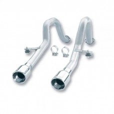 1997-2004 Corvette Borla Cat-Back Straight Pipe Exhaust Dual 4'x8' Tips