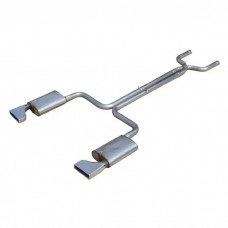 Pypes 2.5" X-Pipe Exhaust System For 1986-1991 L98 Covrettes, Race Pro Mufflers
