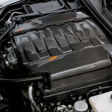 Corvette Concept7 LT1 Carbon Fiber 5-Piece Engine Cover Kit, 2014-2018