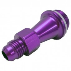 Carburetor Fuel Bowl Inlet Fitting Kit; -8AN Male to 7/ 8-20 Male; Sold Each