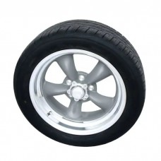 1968-1982 Corvette Torq Thrust II Gray 17" And Nitto NT555 Tires Mounted And Balanced Pkg.