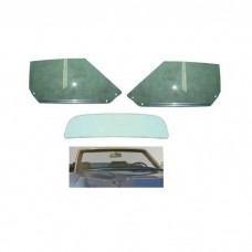 1968- Early 1969 Corvette Non-Date Coded Tinted Glass Kit For Coupe