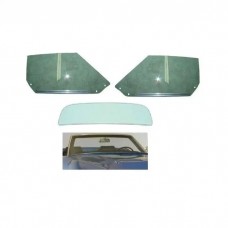 1969 Late-1972 Corvette Four Piece Tinted Glass Kit, Non-Date Coded Coupe