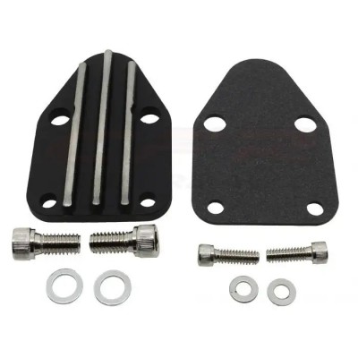 Fuel Pump Block-Off Plate, Black
